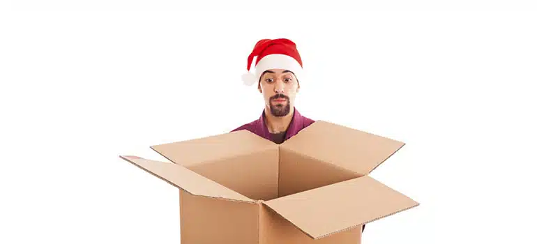 Man holding a box